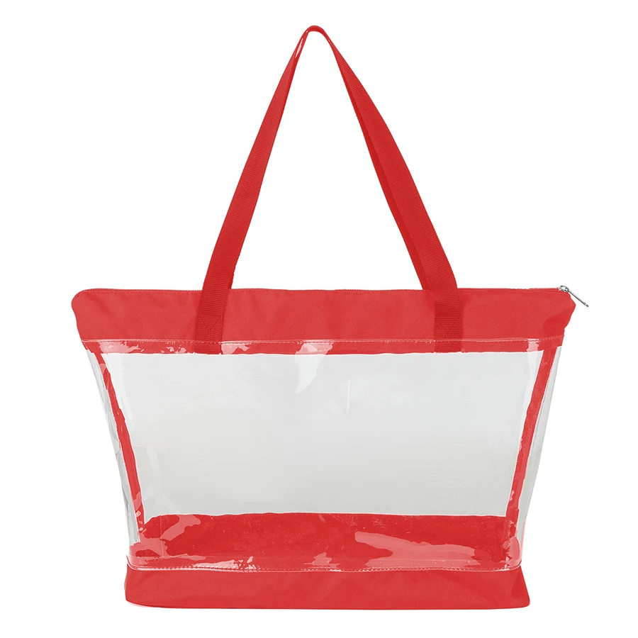 ClearPass Zipper Tote Bag w/ Pockets 1