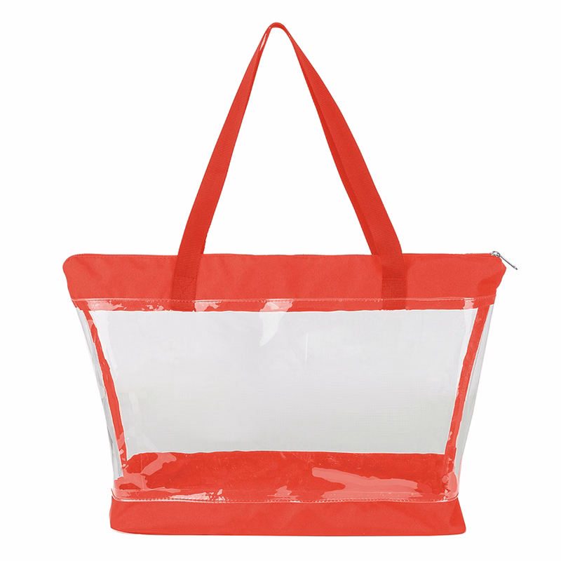 ClearPass Zipper Tote Bag w/ Pockets