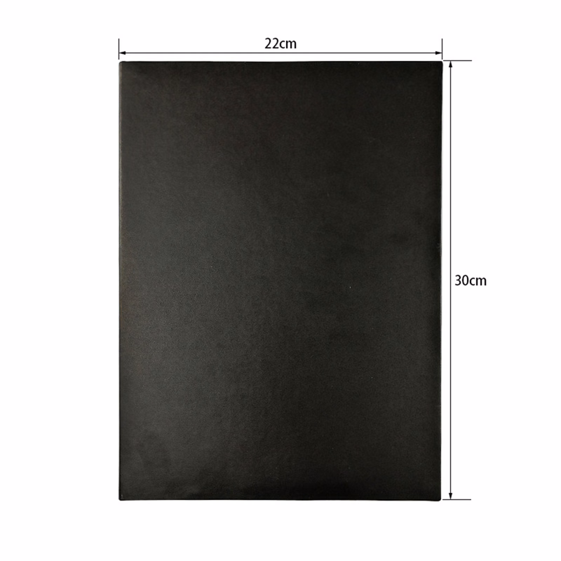Black Luxury Double Pages Menu