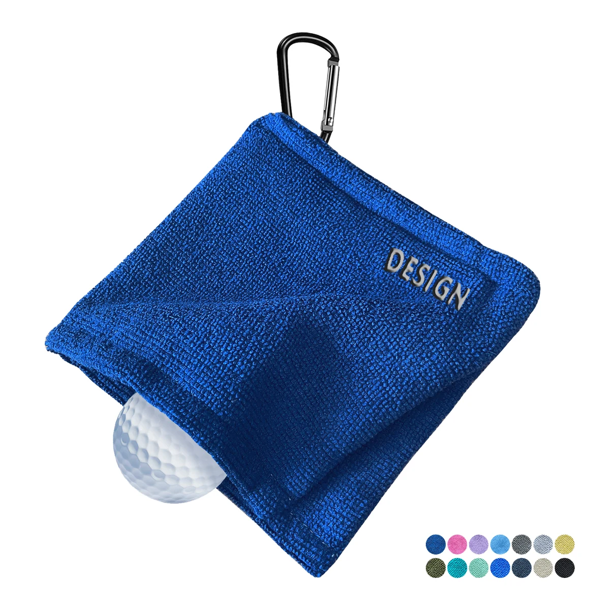 Microfiber Golf Towel With Carabiner Clip 1