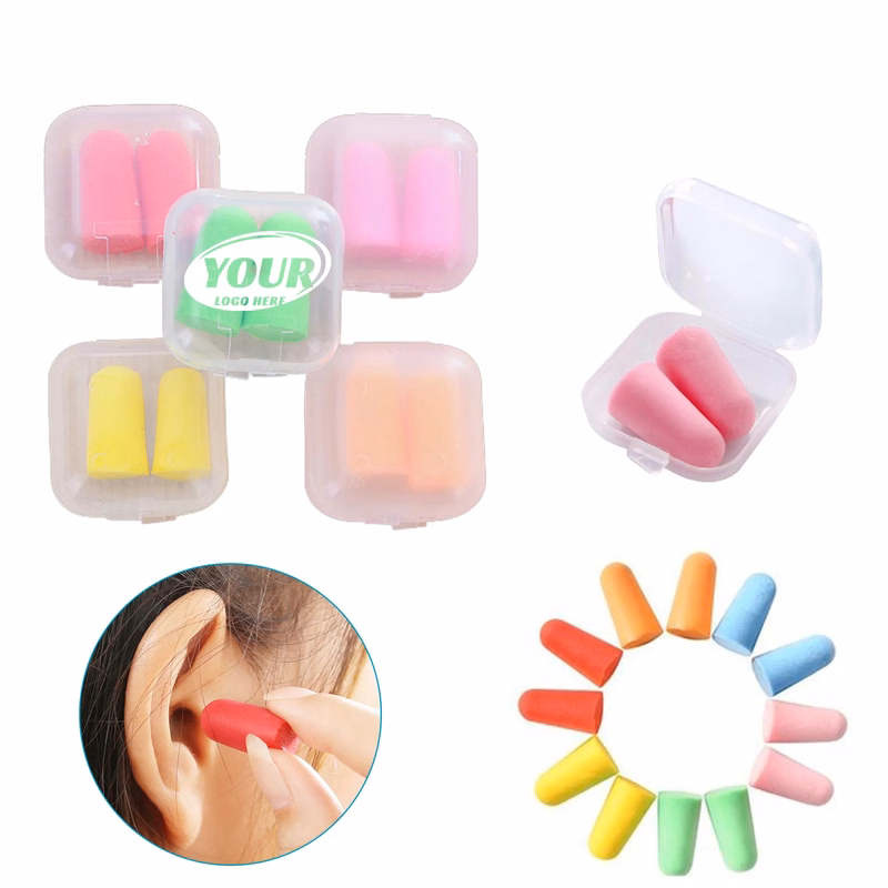 Soft Foam Earplugs With Case