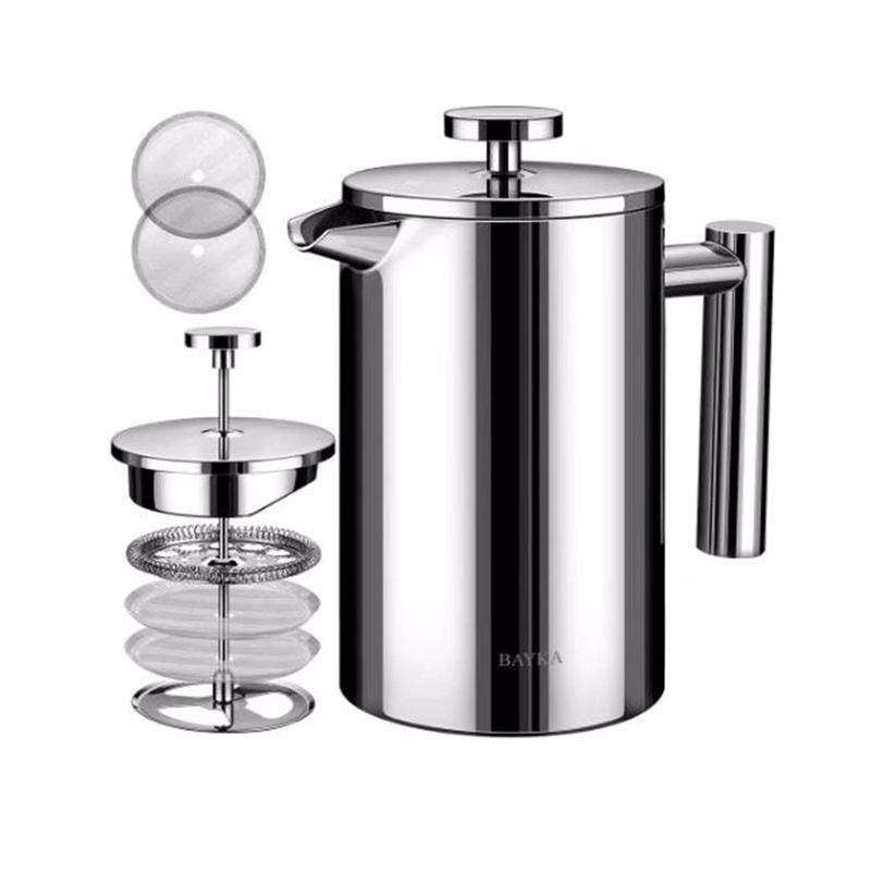 French Press Coffee Maker 304 SS 21oz