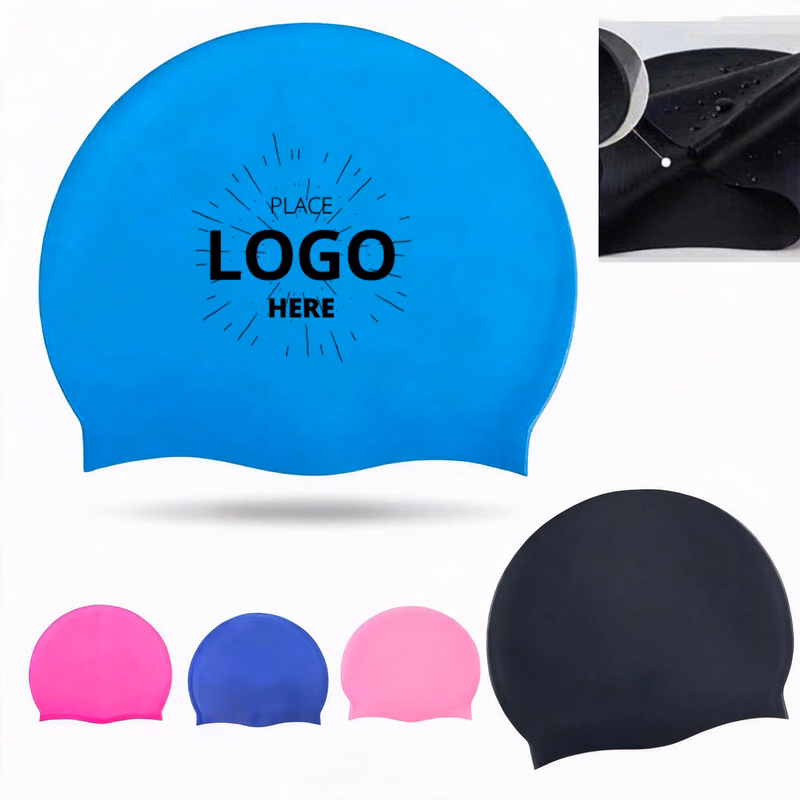 Logo Print Swimming Cap