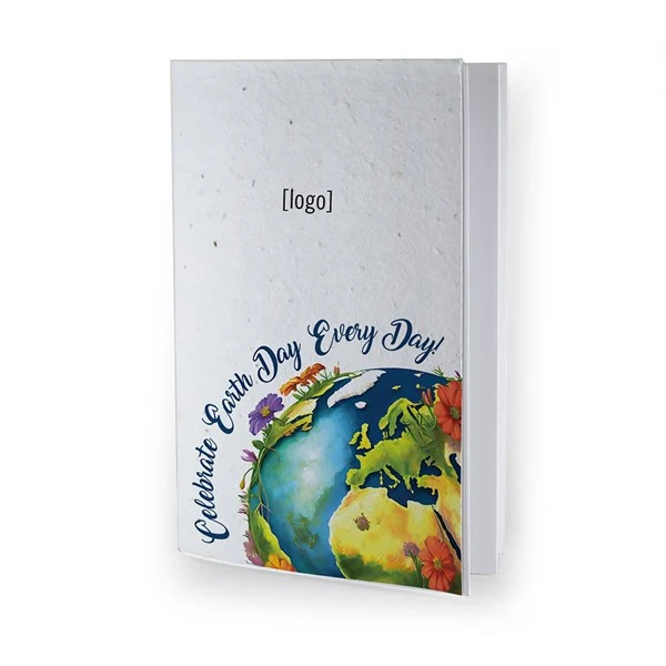 Earth day Seed Paper Notebook 1