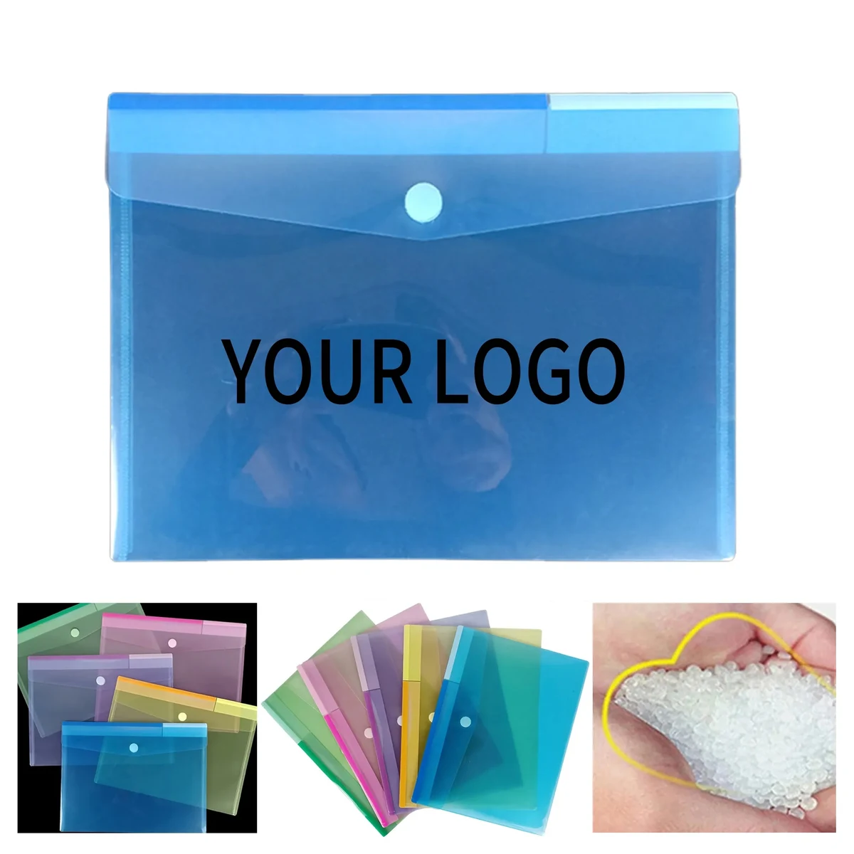 Hook And Loop PP Folder Document Bag 1