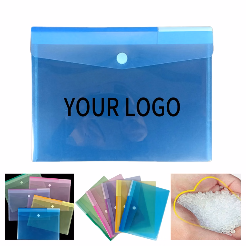 Hook And Loop PP Folder Document Bag