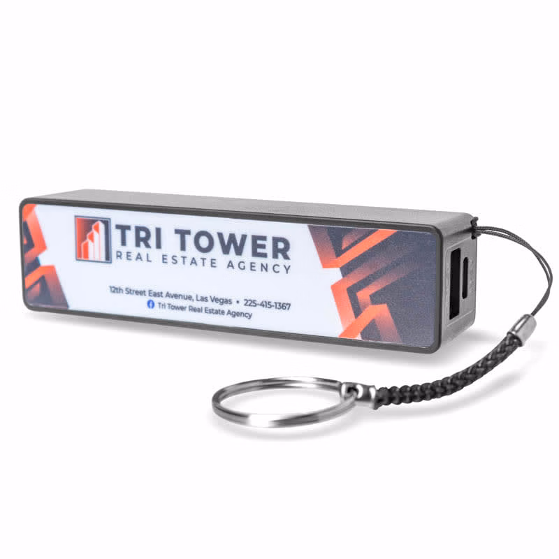 2000mAh Compact Keychain Power Banks