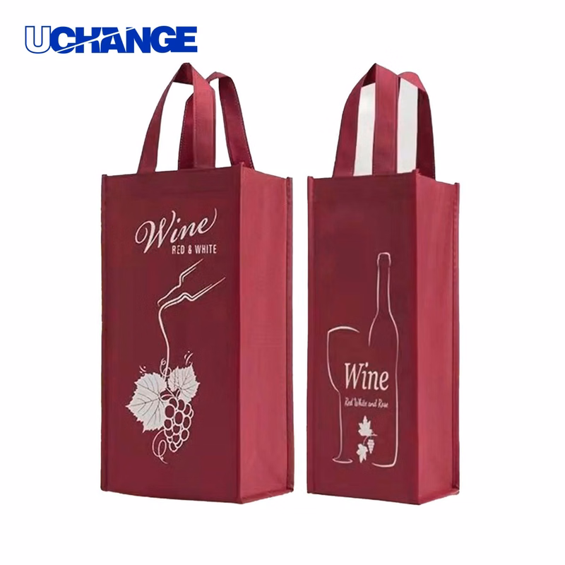 Non-Woven Two Bottle Wine Bag Container
