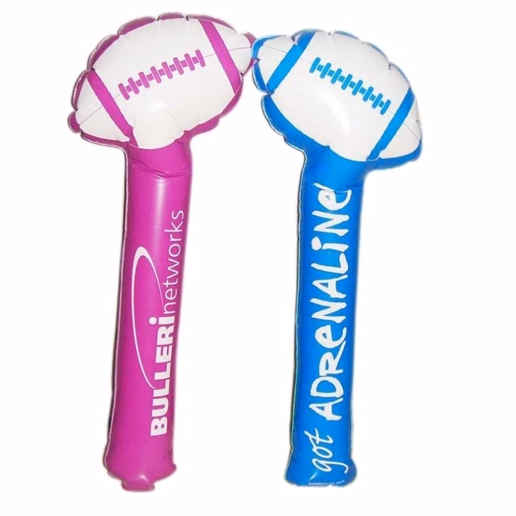 Inflatable Rugby Shape Cheering Stick Victory Shaker