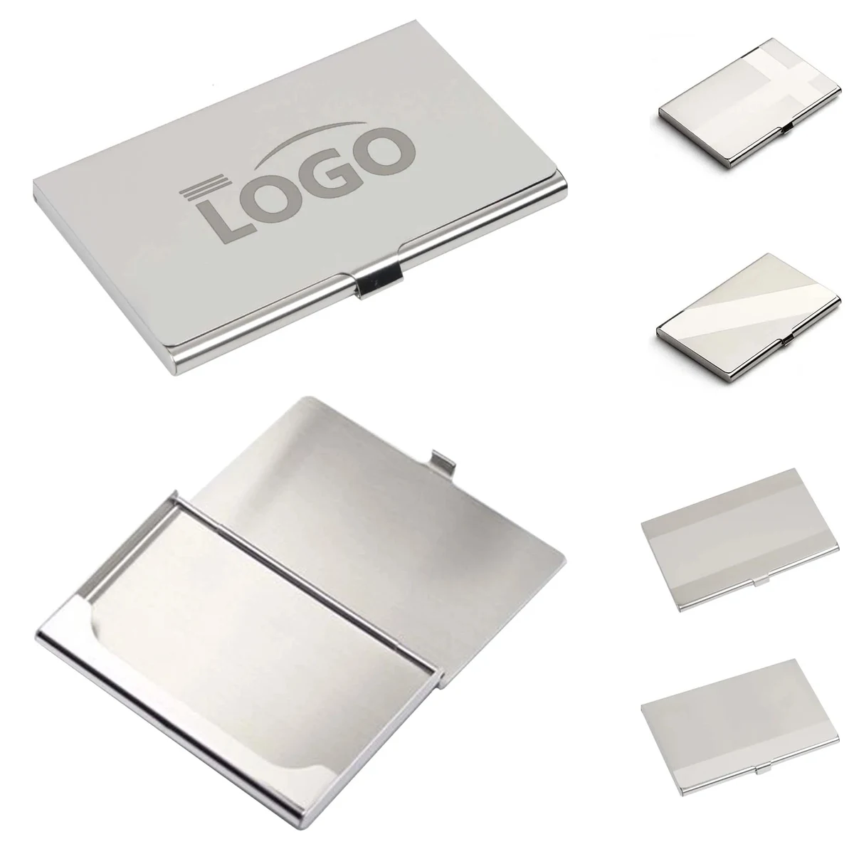 Portable Stainless Steel Business Card Case 1