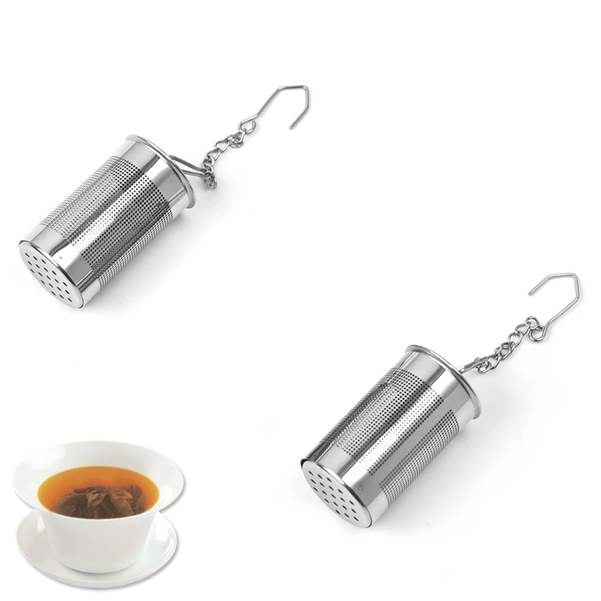 18/8 Stainless Steel Tea Infuser Mesh Strainer with Chain 1