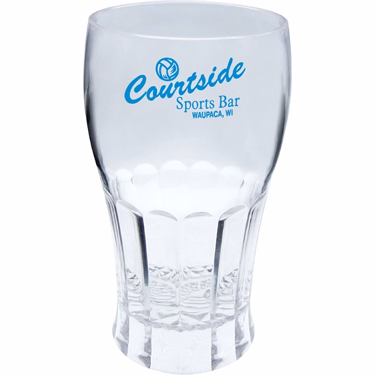 12oz Plastic Fluted Bell Soda Cup