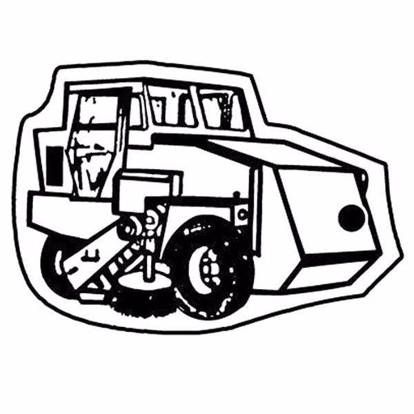 Street Cleaner Key Tag - Spot Color