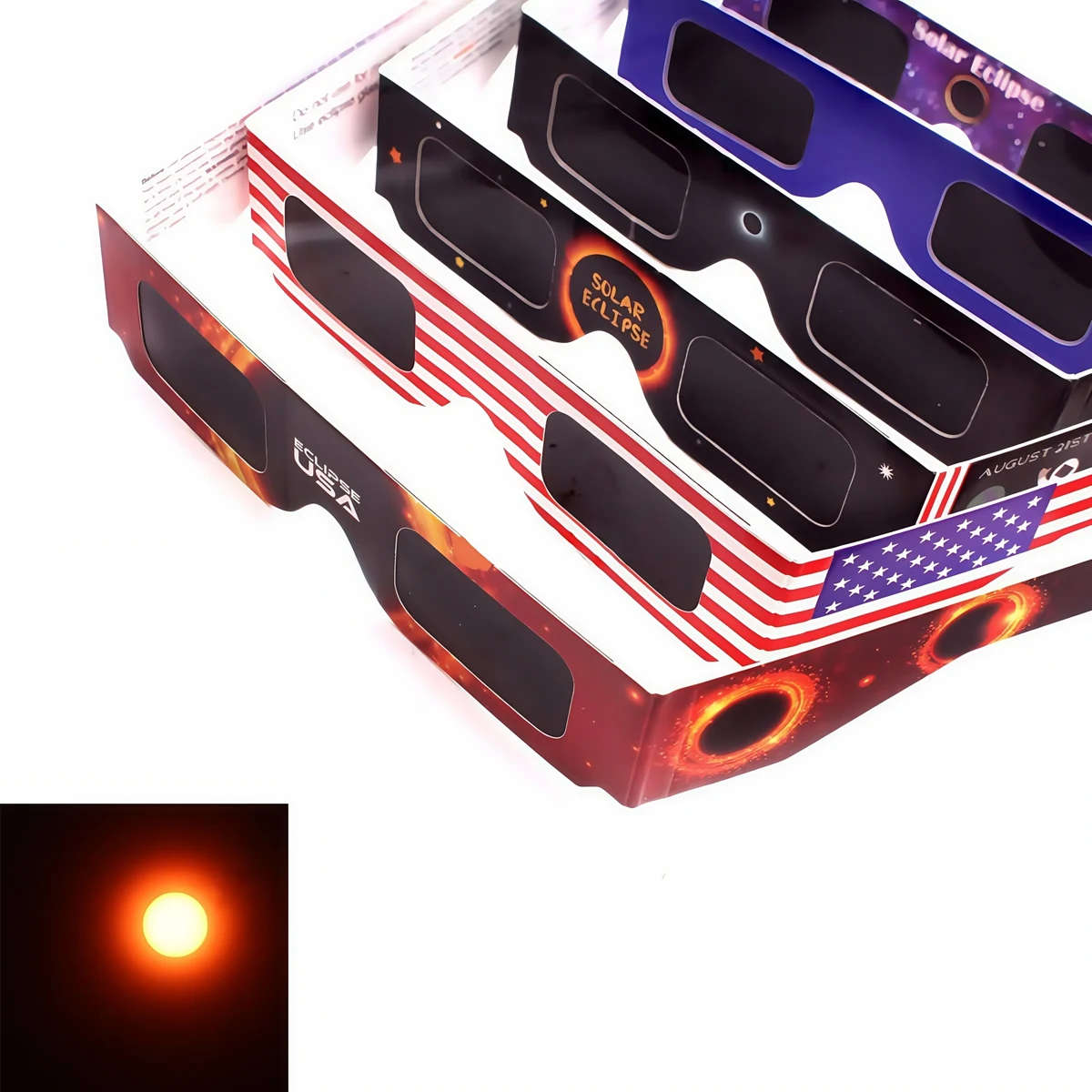 Paper Solar Eclipse Glasses 1