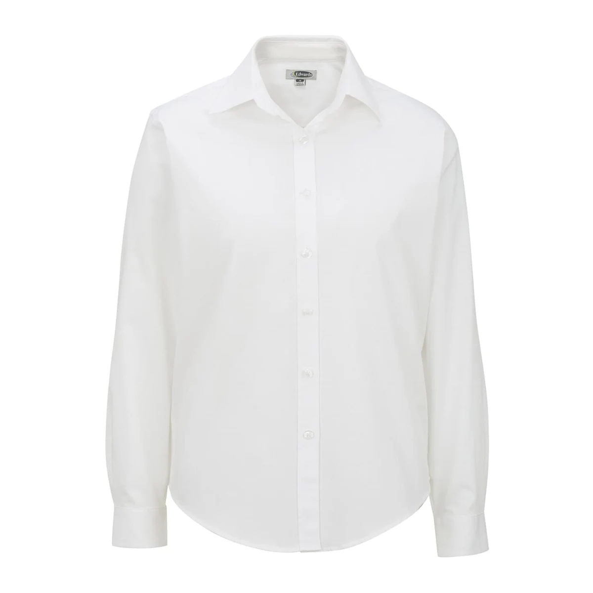 Pinpoint Oxford Long Sleeve Ladies Shirt 1
