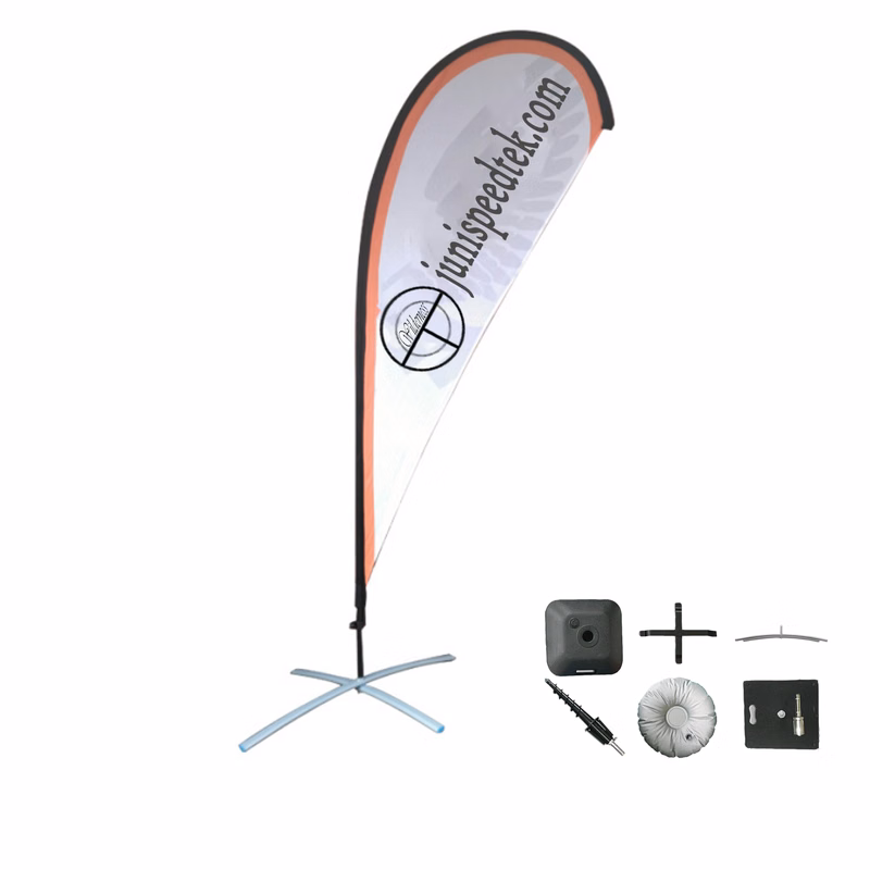 Custom Outdoor Beach Flags for Promotional Display