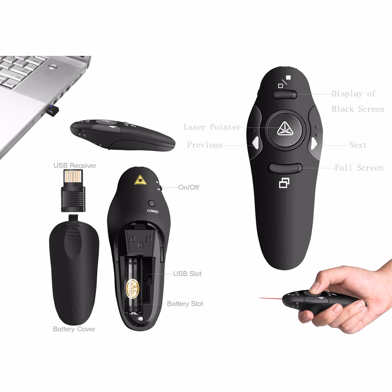 iBank ® 2.4GHz Wireless Presenter PowerPoint Clicker
