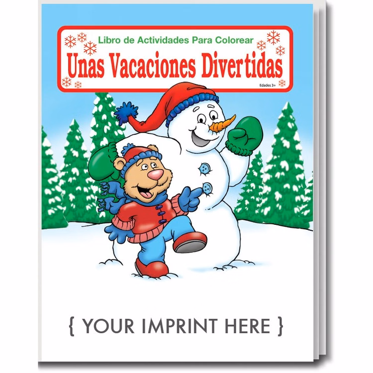 COLORING BOOK - Holiday Fun (Spanish) Coloring & Activity Book