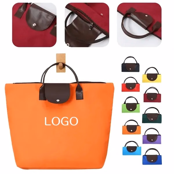 Foldable Shopping Bag with Oxford Cloth Tote