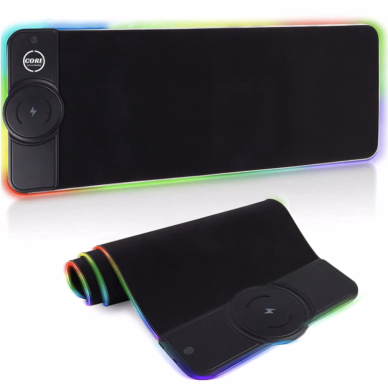 15W Wireless Charger Extended Large Gaming RGB Mouse Pad