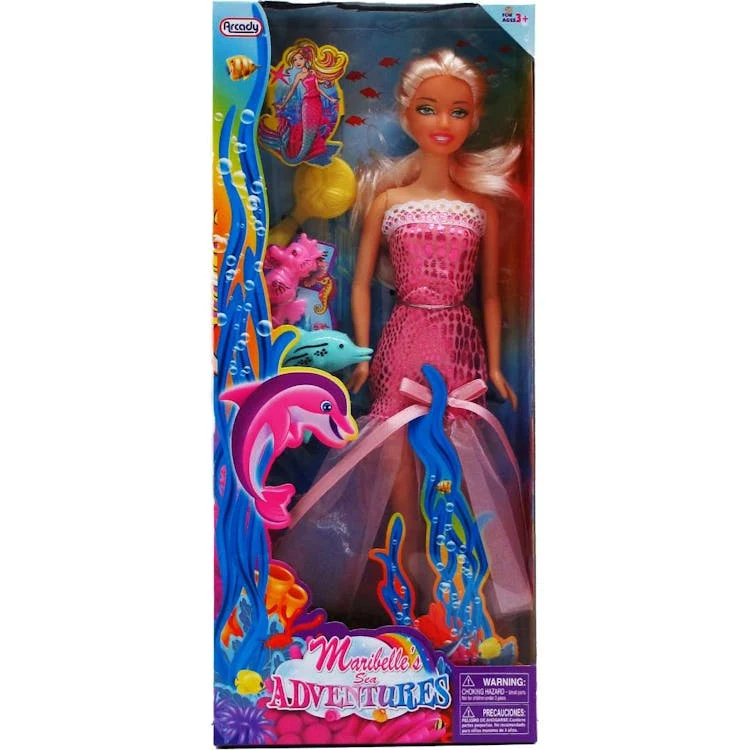 Mermaid Dolls with Accessories Three Assorted - 11.5" 1