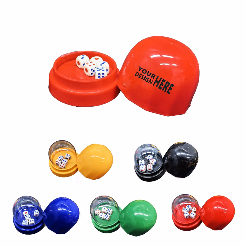 Anti-Fraud Dice Cup With Transparent Lid