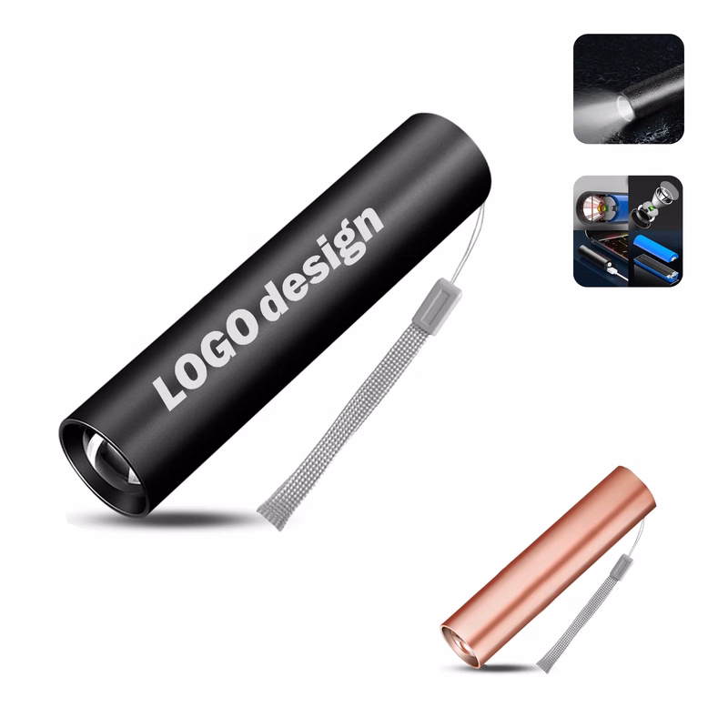 Portable Small USB Rechargeable Flashlight