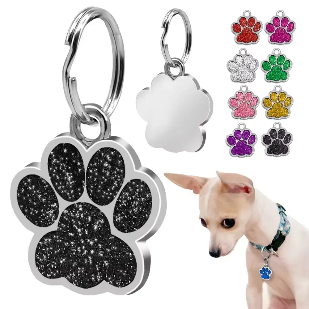Paw Shaped Pet ID Tags 1
