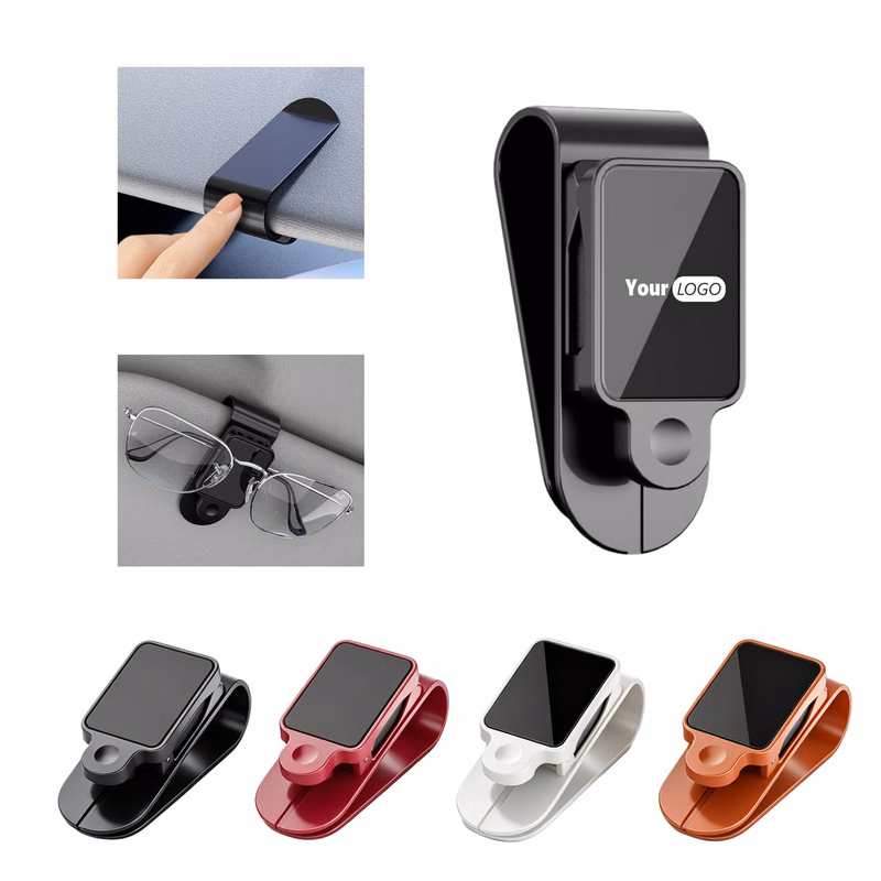 3 Inch Car Visor Sunglasses Holder Clip