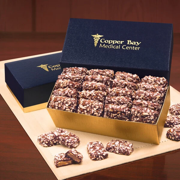 English Butter Toffee in Navy & Gold Gift Box 1