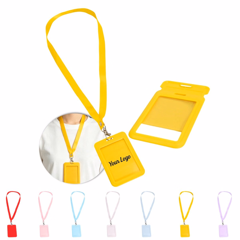 Vertical Badge Holder with Neck Strap