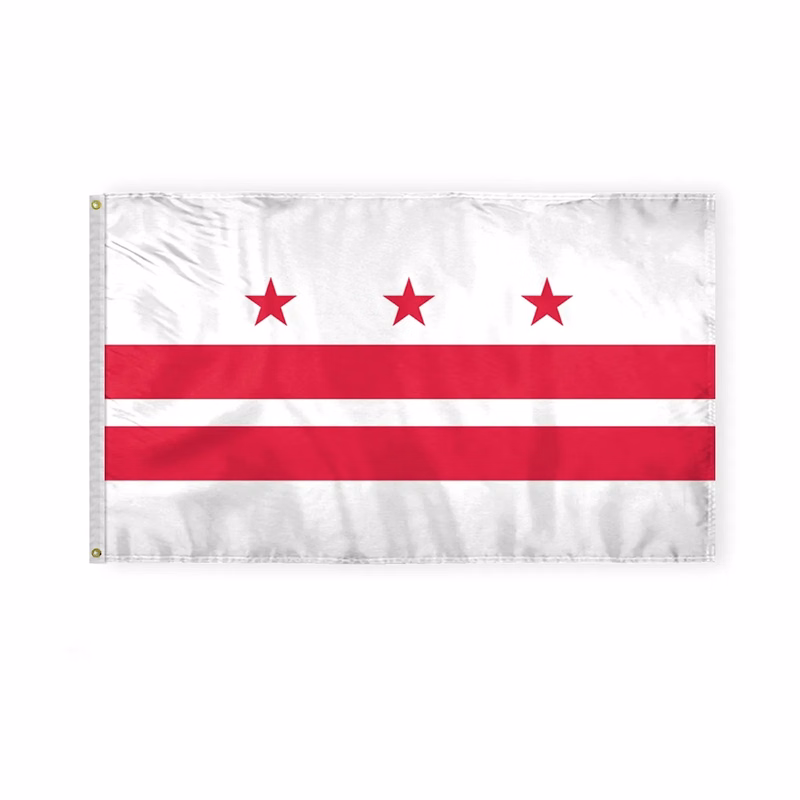 3'x5' District of Columbia ePoly Printed Flags
