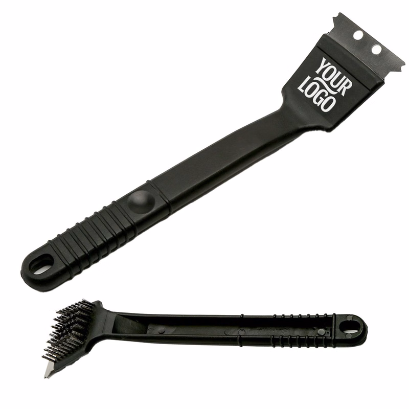 12 Inch Grill Cleaning Brush With Scraper