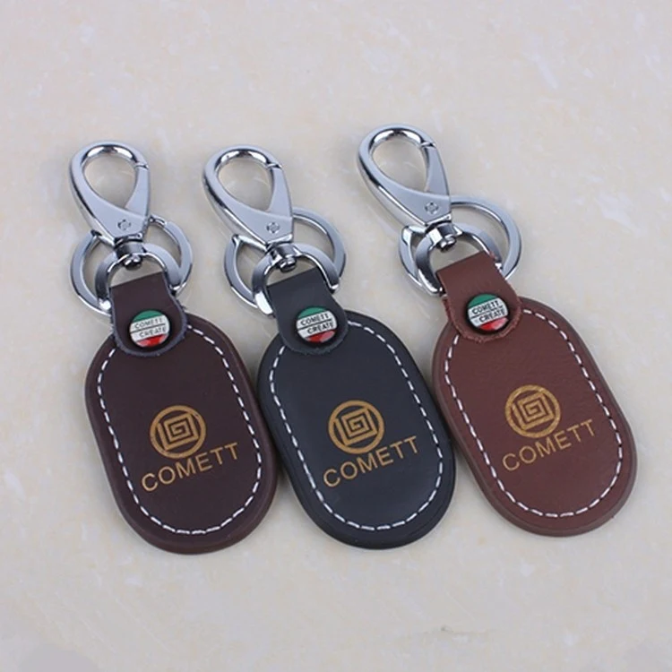 Metal Genuine leather key chain 1