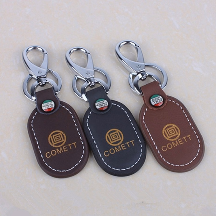 Metal Genuine leather key chain
