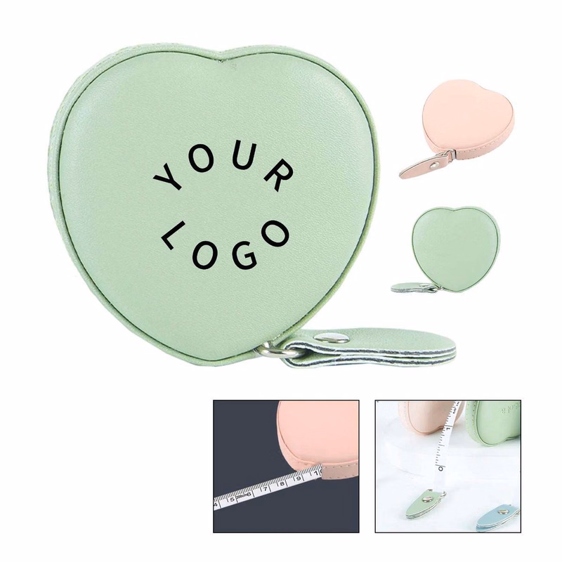 Polyurethane Heart Tape Measure with Auto Retract