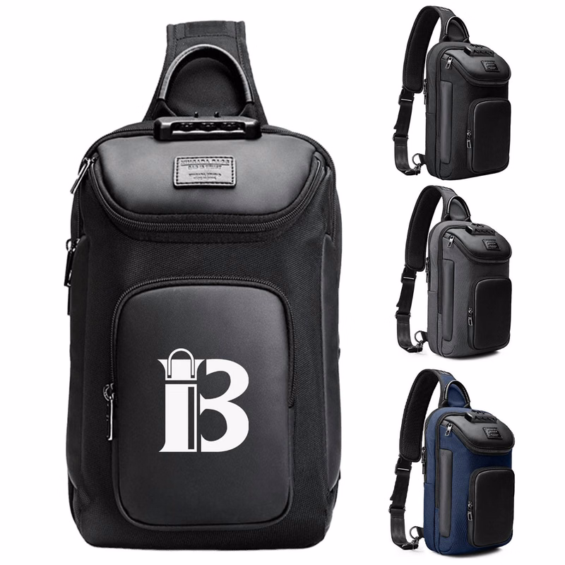 Men's Waterproof and Theft-Proof Chest Bag