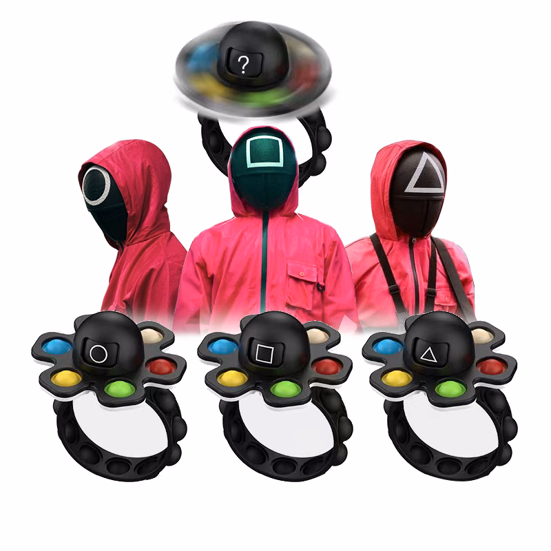 Squid Game Fidget Spinner Game Wristband