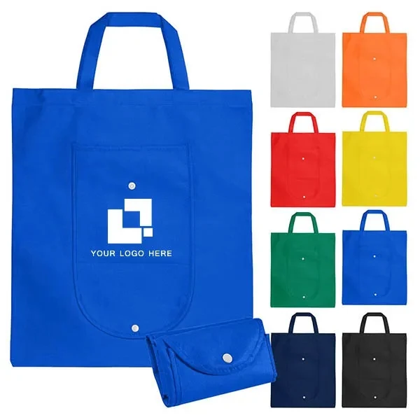 Recycled Pet Folding Non-woven Tote Bags 1