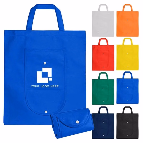 Recycled Pet Folding Non-woven Tote Bags