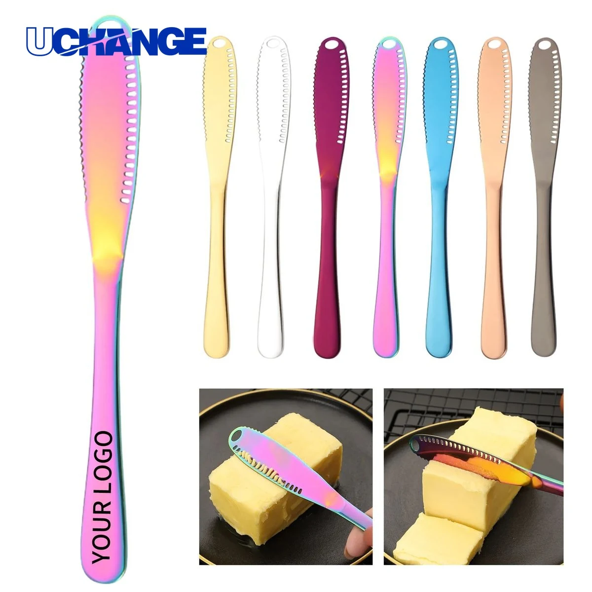8 Inch Stainless Steel Butter Knife Tableware Tool 1