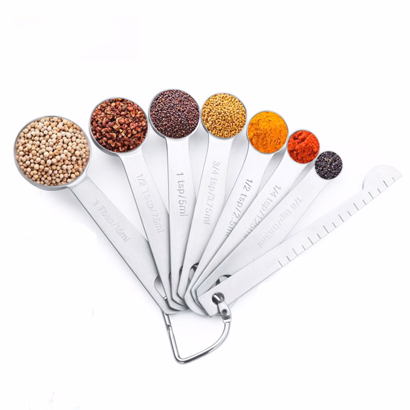 Stainless Steel Measuring Spoon 7 Pcs Set