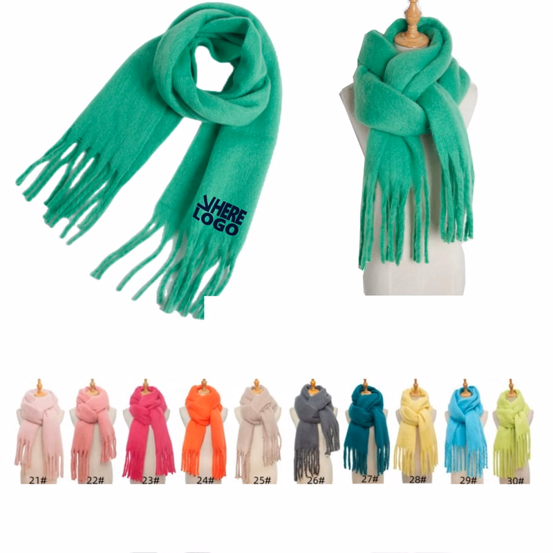 Winter Women's Fashionable Tassel Scarf Shawl