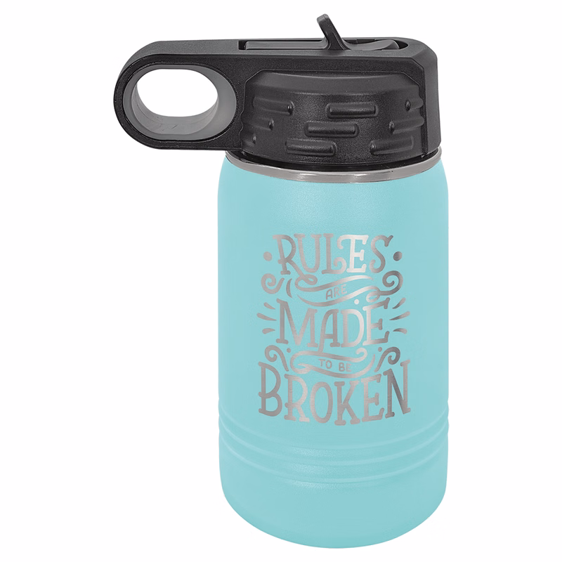 Polar Camel 12 oz. Teal Water Bottle