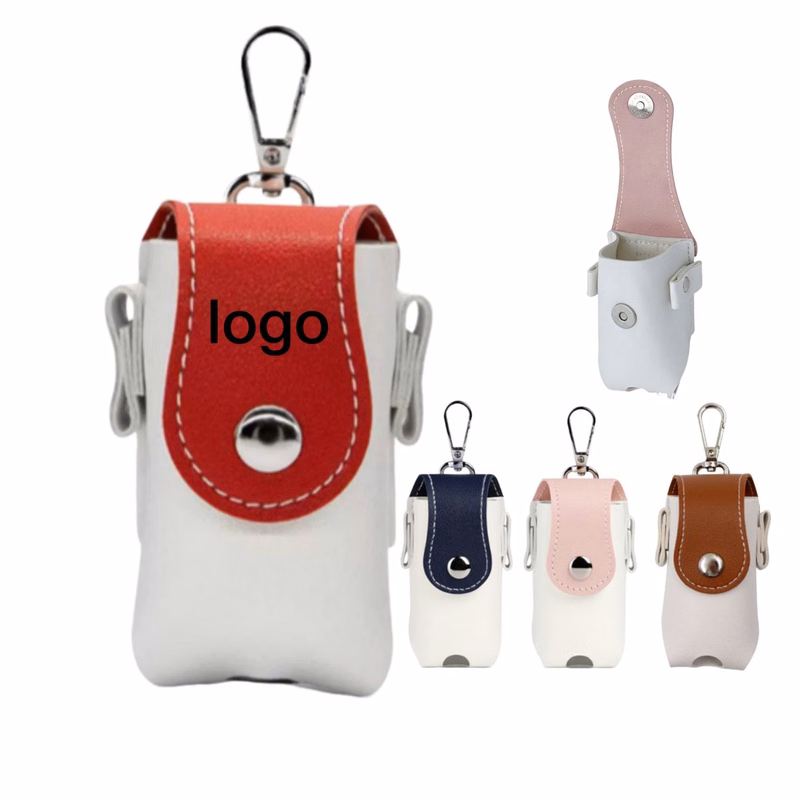 Pu Leather Carry Pouch For Storing Golf Balls