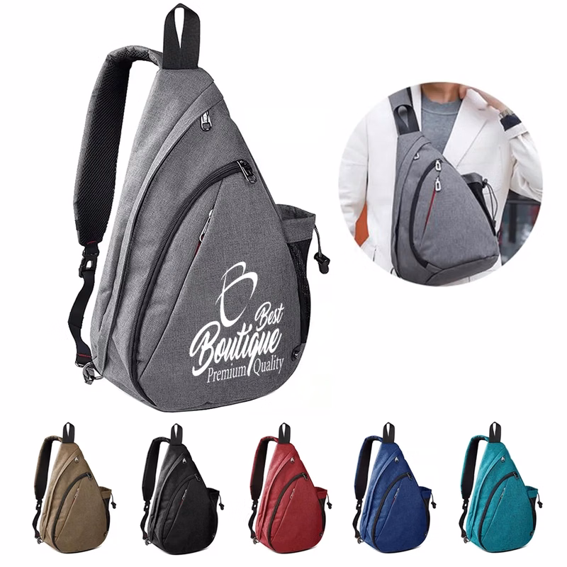 Adjustable Large Capacity Walking Hiking Crossbody Sling Bag