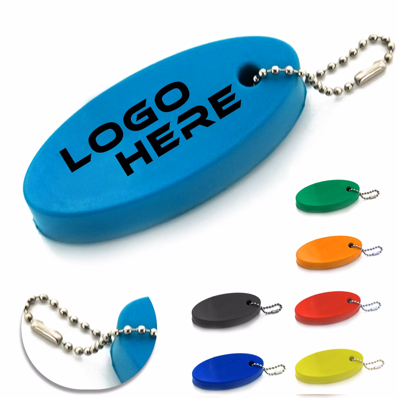 Full Color Floating PU Keychain for Water Activities