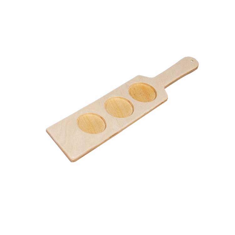 Plywood Sampler Paddle - 3 Pocket