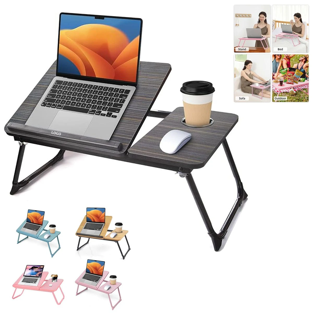 Portable Foldable Bed Tray Table 1