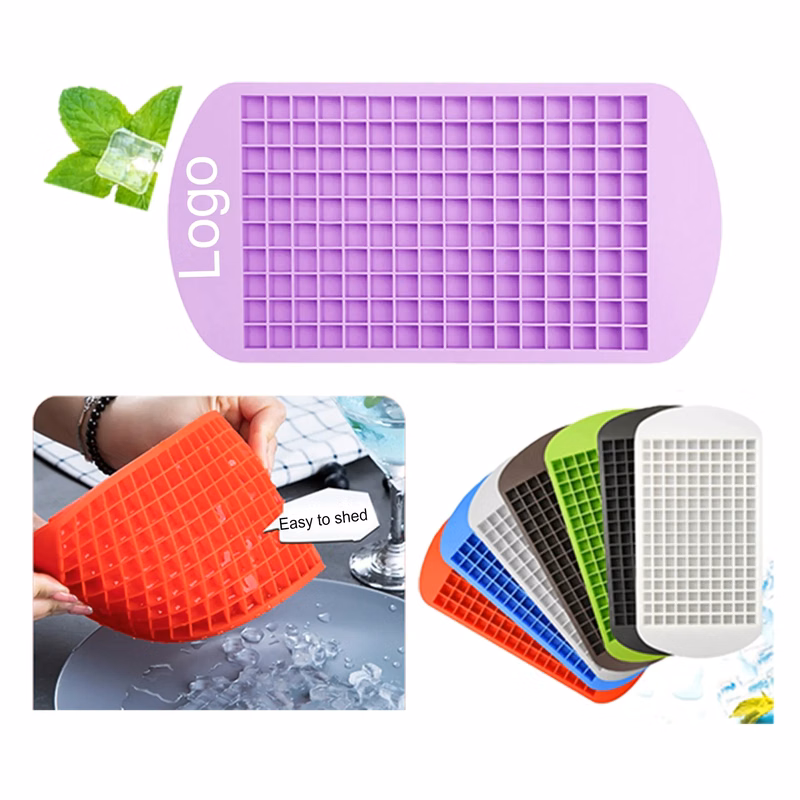 MOQ 20 Silicone Ice Cube Tray High Capacity Mold